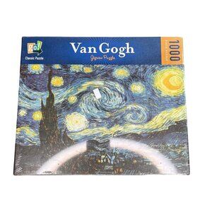 NEW Jigsaw Puzzle Van Gogh Starry Night Fine Art 1000 Piece GO! Classic Puzzle